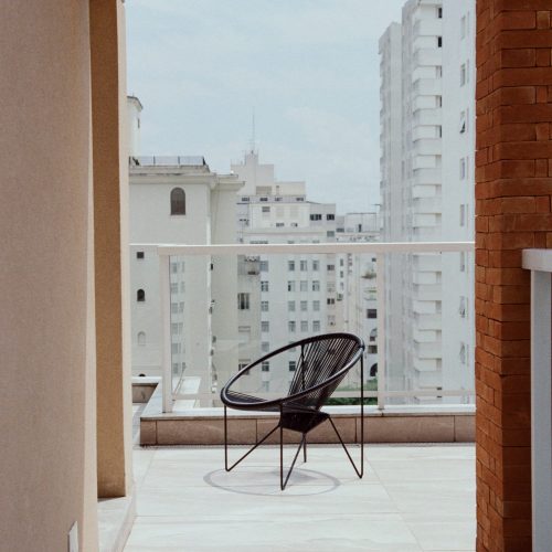 Balcón con vistas en edificio de viviendas en venta en Valencia